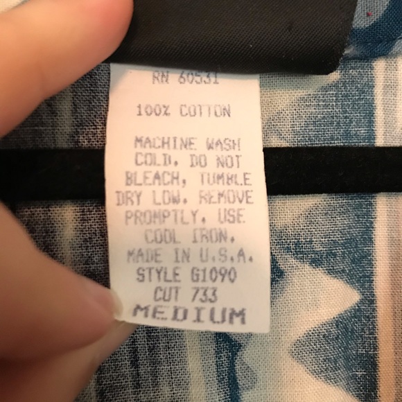 Vintage Circle T Asymmetrical Buttonup Shirt - Picture 5 of 6